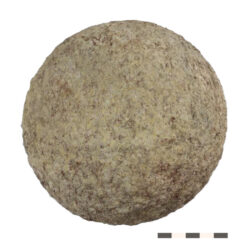 Cannonball, site 24, unit 110, 15th century