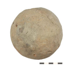 Cannonball, site 24, unit 110, 15th century
